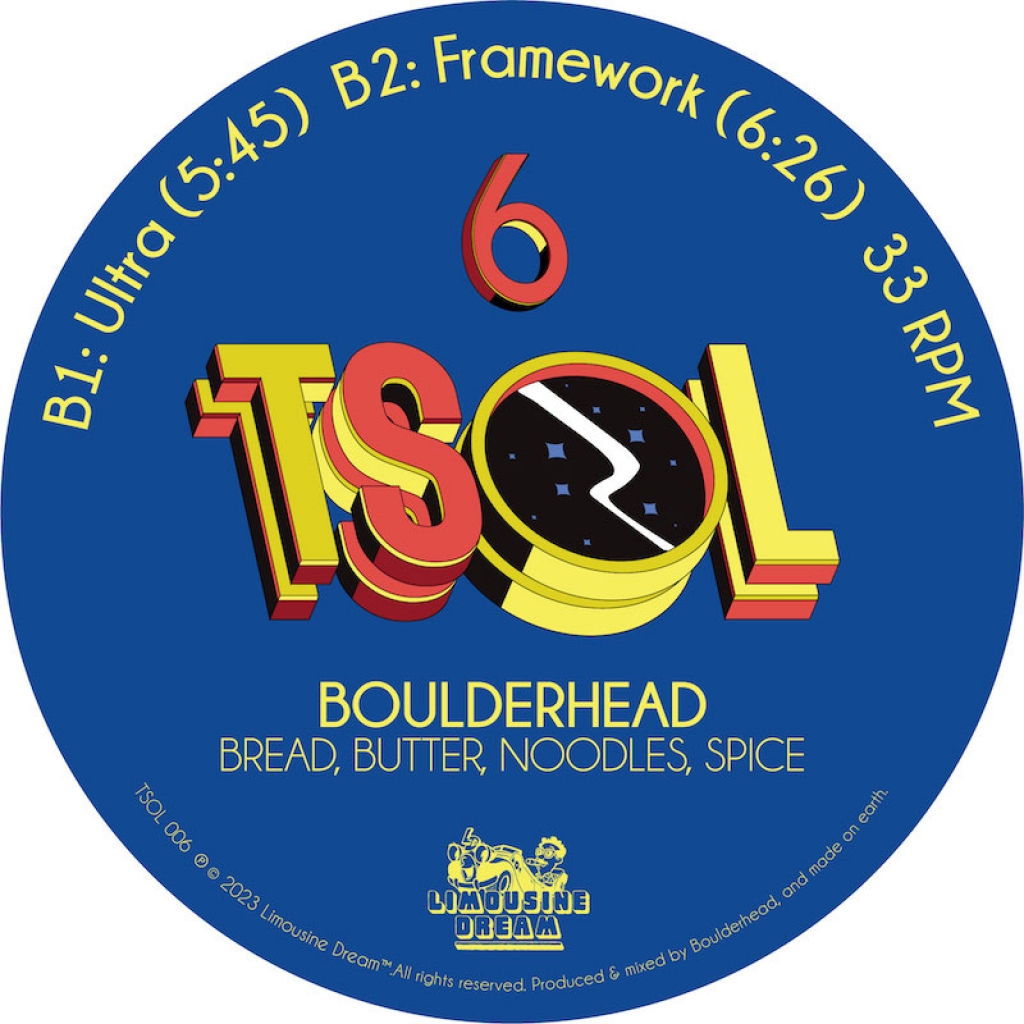 ( TSOL 006 ) BOULDERHEAD - Bread, Butter, Noodles, Spice ( 12" vinyl ) Limousine Dream
